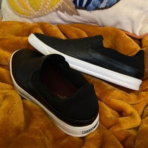 Mark Nason Black Slip-On Flats